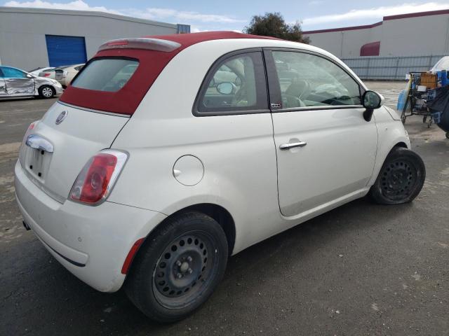 3C3CFFDR4FT570445 - 2015 FIAT 500 POP WHITE photo 3