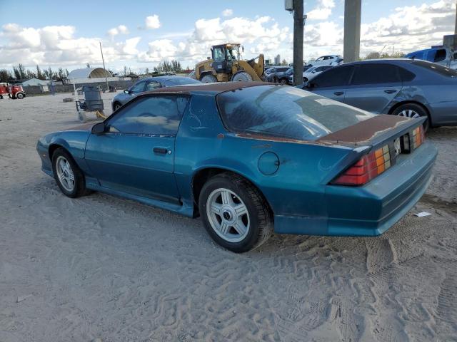 1G1FP23E8NL103299 - 1992 CHEVROLET CAMARO RS BLUE photo 2