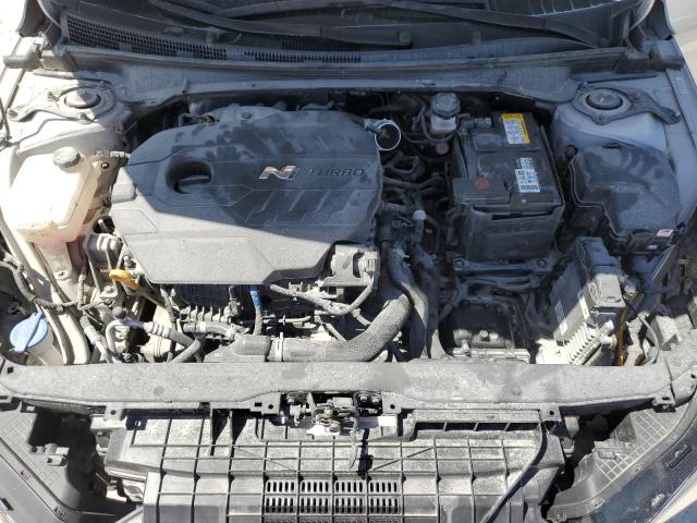 KMHLW4AK7NU008370 - 2022 HYUNDAI ELANTRA N GRAY photo 11