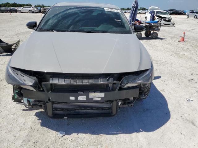 KMHLW4AK7NU008370 - 2022 HYUNDAI ELANTRA N GRAY photo 5