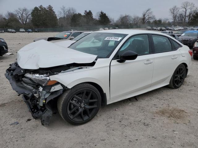 2HGFE2F53RH532654 - 2024 HONDA CIVIC SPORT WHITE photo 1