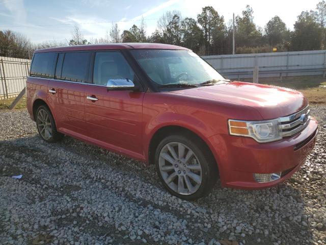 2FMGK5DCXABA31701 - 2010 FORD FLEX LIMITED RED photo 4