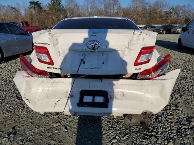 4T1BF3EK0AU547360 - 2010 TOYOTA CAMRY BASE WHITE photo 6