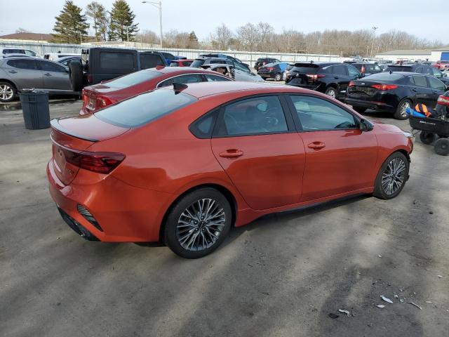 3KPF54AD5NE425572 - 2022 KIA FORTE GT LINE ORANGE photo 3