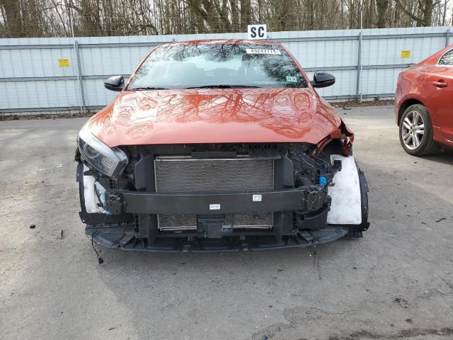 3KPF54AD5NE425572 - 2022 KIA FORTE GT LINE ORANGE photo 5