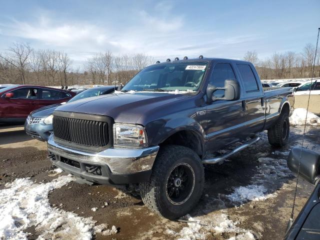 1FTNW21F92EA20711 - 2002 FORD F250 SUPER DUTY GRAY photo 1