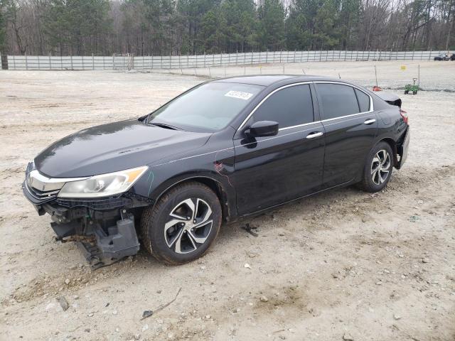 1HGCR2F30GA032274 - 2016 HONDA ACCORD LX BLACK photo 1