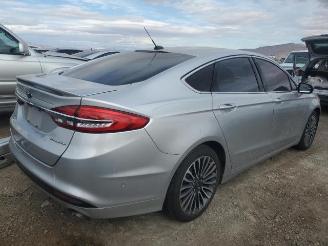 3FA6P0SU1HR255294 - 2017 FORD FUSION TITANIUM PHEV SILVER photo 3