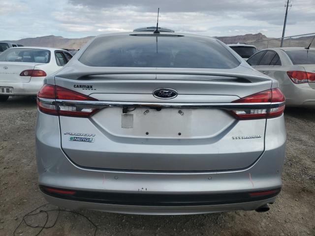 3FA6P0SU1HR255294 - 2017 FORD FUSION TITANIUM PHEV SILVER photo 6