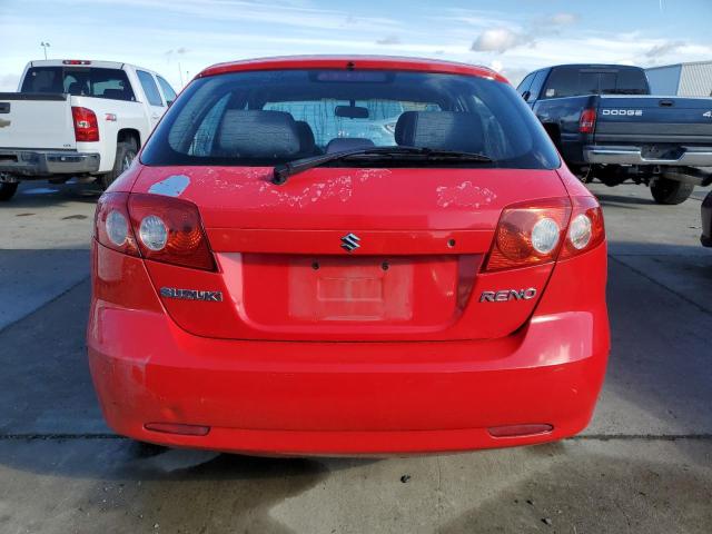 KL5JD66Z86K478350 - 2006 SUZUKI RENO RED photo 6