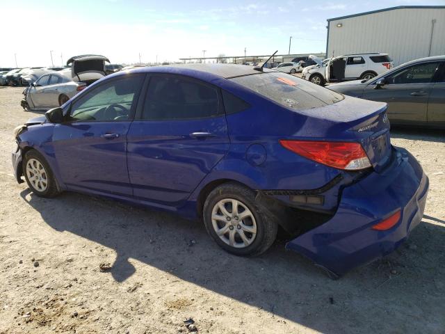 KMHCT4AE7DU311568 - 2013 HYUNDAI ACCENT GLS BLUE photo 2