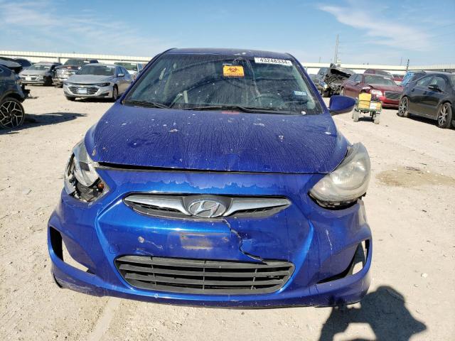 KMHCT4AE7DU311568 - 2013 HYUNDAI ACCENT GLS BLUE photo 5