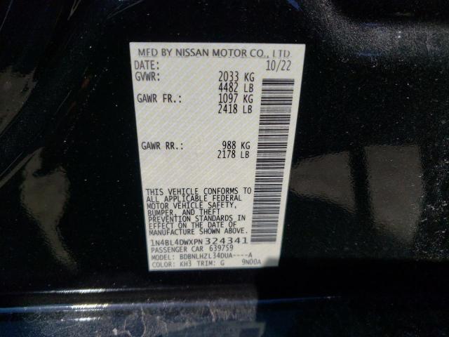 1N4BL4DWXPN324341 - 2023 NISSAN ALTIMA SV BLACK photo 13