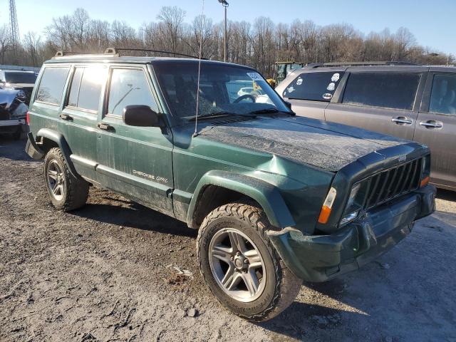 1J4FF58S5YL183556 - 2000 JEEP CHEROKEE CLASSIC GREEN photo 4