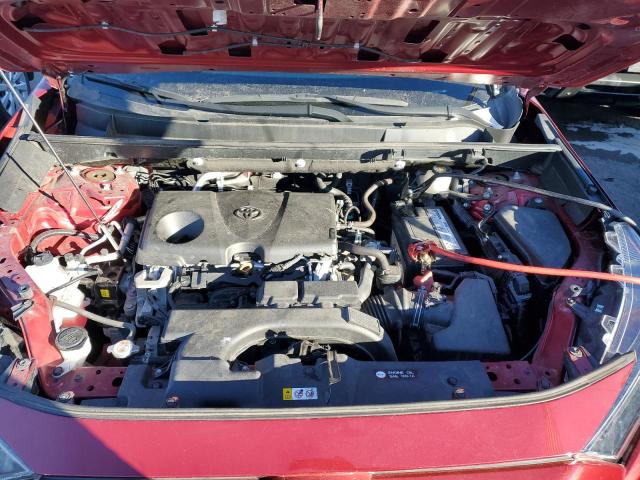 2T3F1RFV4KC017916 - 2019 TOYOTA RAV4 LE RED photo 11