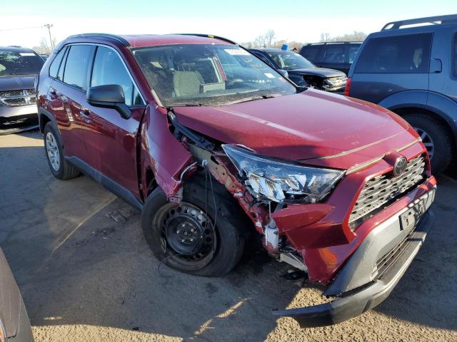 2T3F1RFV4KC017916 - 2019 TOYOTA RAV4 LE RED photo 4