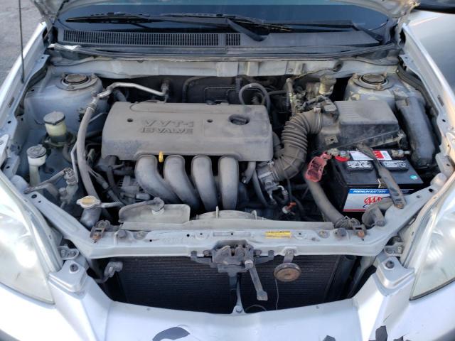 2T1KR32E85C467625 - 2005 TOYOTA COROLLA MA XR SILVER photo 11