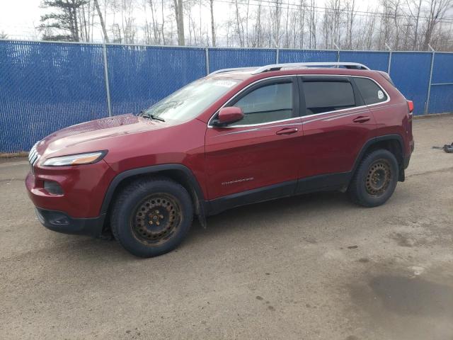 1C4PJMCS0GW180474 - 2016 JEEP CHEROKEE LATITUDE RED photo 1