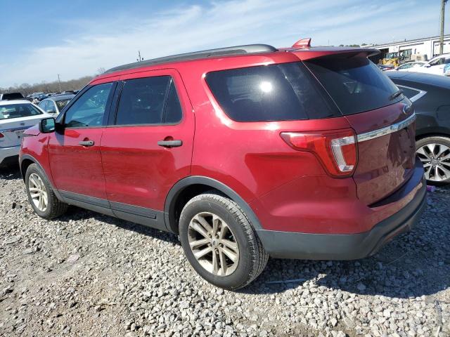 1FM5K7B80GGB01693 - 2016 FORD EXPLORER RED photo 2