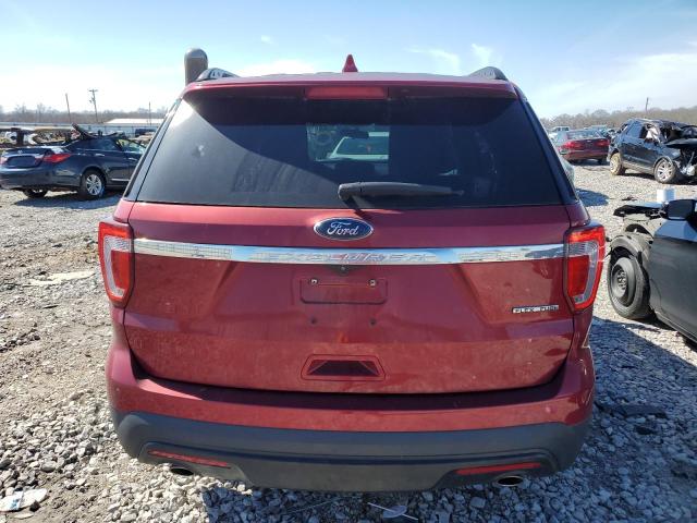 1FM5K7B80GGB01693 - 2016 FORD EXPLORER RED photo 6