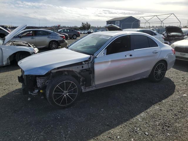 55SWF8DB7KU315013 - 2019 MERCEDES-BENZ C 300 SILVER photo 1