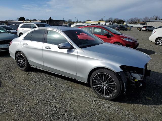 55SWF8DB7KU315013 - 2019 MERCEDES-BENZ C 300 SILVER photo 4