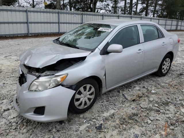 1NXBU4EE5AZ376580 - 2010 TOYOTA COROLLA BASE SILVER photo 1
