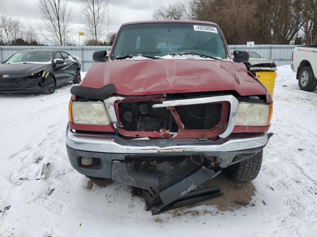 1FTZR45EX4PA33447 - 2004 FORD RANGER SUPER CAB MAROON photo 5