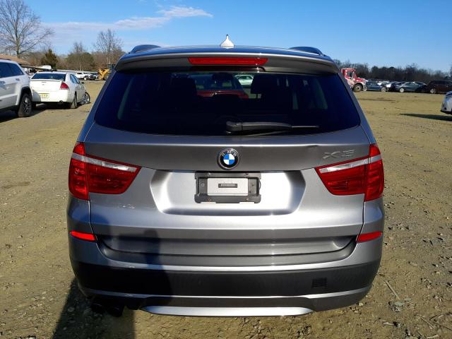 5UXWX9C53D0D02407 - 2013 BMW X3 XDRIVE28I SILVER photo 6