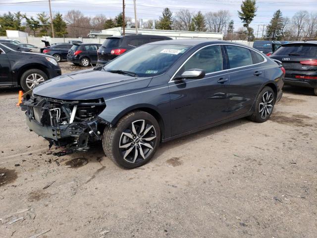 1G1ZG5ST7MF060814 - 2021 CHEVROLET MALIBU RS GRAY photo 1