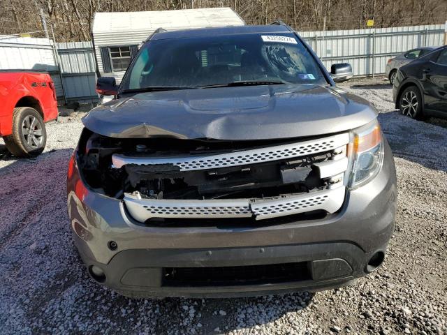 1FMHK8D88CGA28261 - 2012 FORD EXPLORER XLT GRAY photo 5