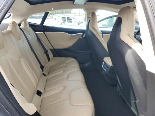 5YJSA1H10EFP32887 - 2014 TESLA MODEL S GRAY photo 10