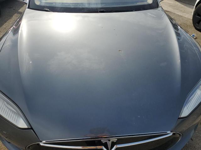 5YJSA1H10EFP32887 - 2014 TESLA MODEL S GRAY photo 11