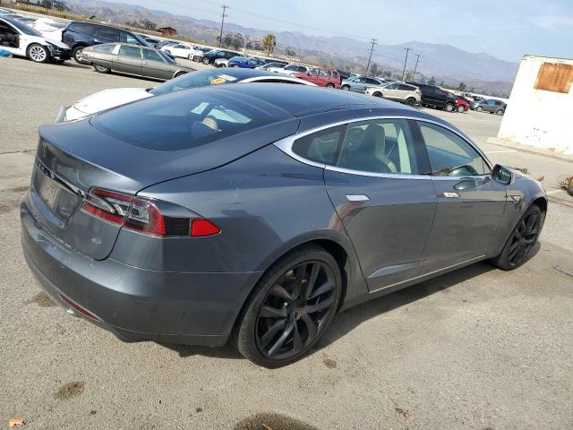 5YJSA1H10EFP32887 - 2014 TESLA MODEL S GRAY photo 3