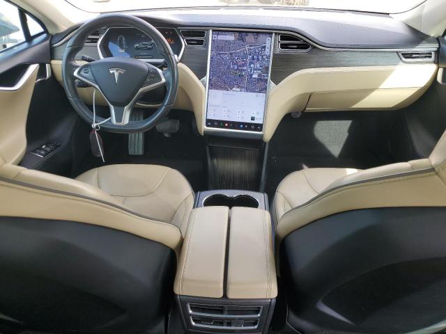 5YJSA1H10EFP32887 - 2014 TESLA MODEL S GRAY photo 8