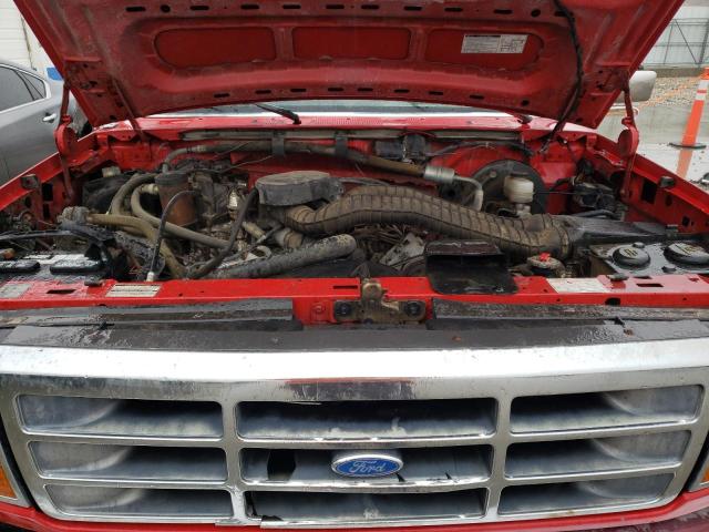 1FTEX14H9PKB88961 - 1993 FORD F150 RED photo 11