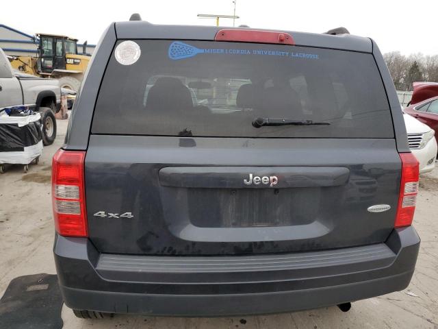 1C4NJRFB1ED688512 - 2014 JEEP PATRIOT LATITUDE GRAY photo 6