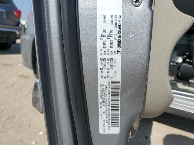 2C4RC1CG8FR620428 - 2015 CHRYSLER TOWN & COU TOURING L SILVER photo 13