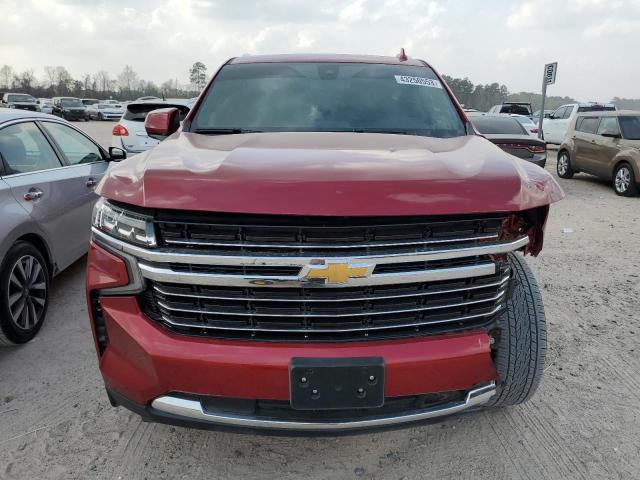 1GNSCNKD1MR334222 - 2021 CHEVROLET TAHOE C1500 LT RED photo 5