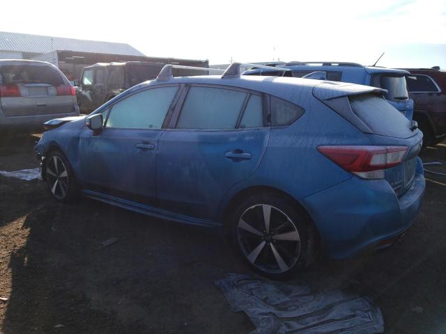 4S3GTAM69K3715693 - 2019 SUBARU IMPREZA SPORT BLUE photo 2