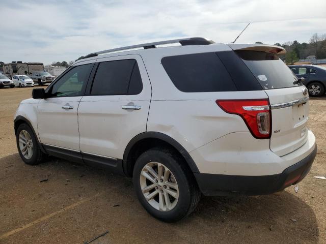 1FM5K7D89EGB09608 - 2014 FORD EXPLORER XLT WHITE photo 2