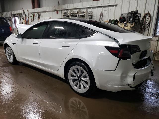 5YJ3E1EB3PF632727 - 2023 TESLA MODEL 3 WHITE photo 2