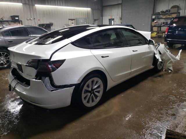 5YJ3E1EB3PF632727 - 2023 TESLA MODEL 3 WHITE photo 3