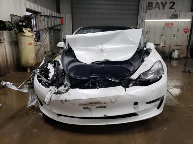 5YJ3E1EB3PF632727 - 2023 TESLA MODEL 3 WHITE photo 5