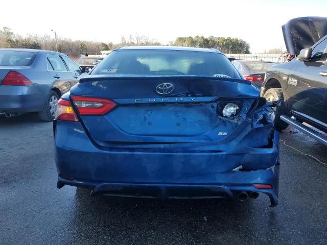 4T1B11HK8JU017667 - 2018 TOYOTA CAMRY L BLUE photo 6