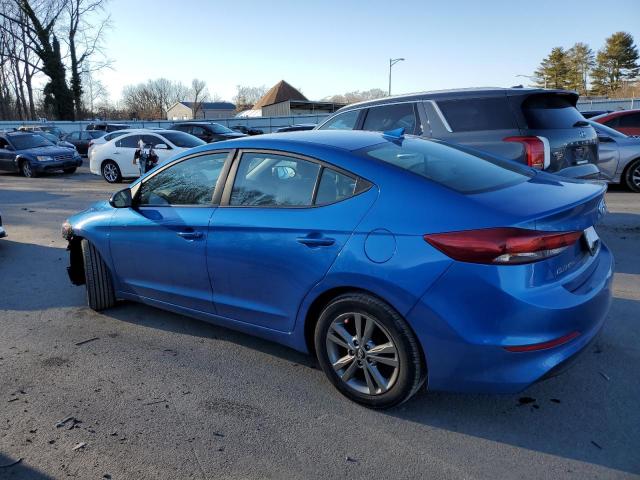 5NPD84LF2HH160221 - 2017 HYUNDAI ELANTRA SE BLUE photo 2