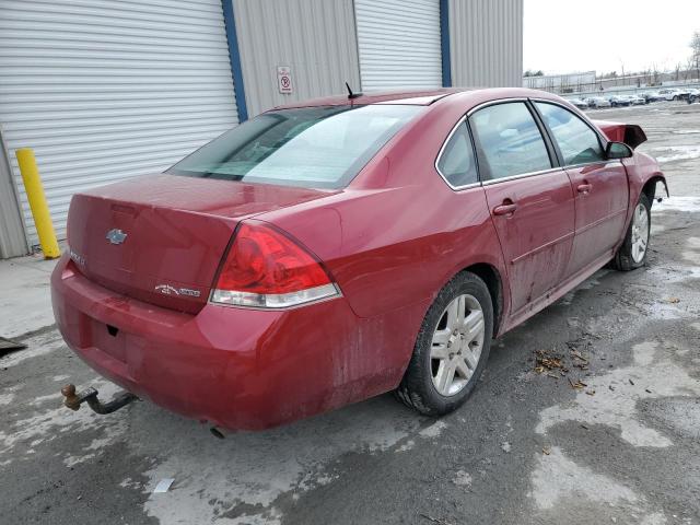 2G1WB5E34E1120165 - 2014 CHEVROLET IMPALA LIM LT RED photo 3