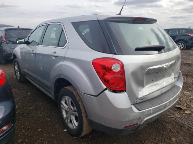 2GNALBEC3B1213436 - 2011 CHEVROLET EQUINOX LS SILVER photo 2