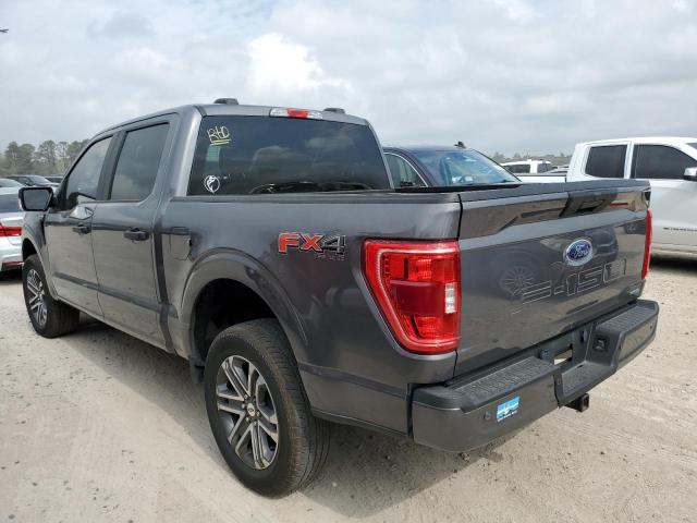 1FTEW1EP2MFA69002 - 2021 FORD F150 SUPER GRAY photo 2