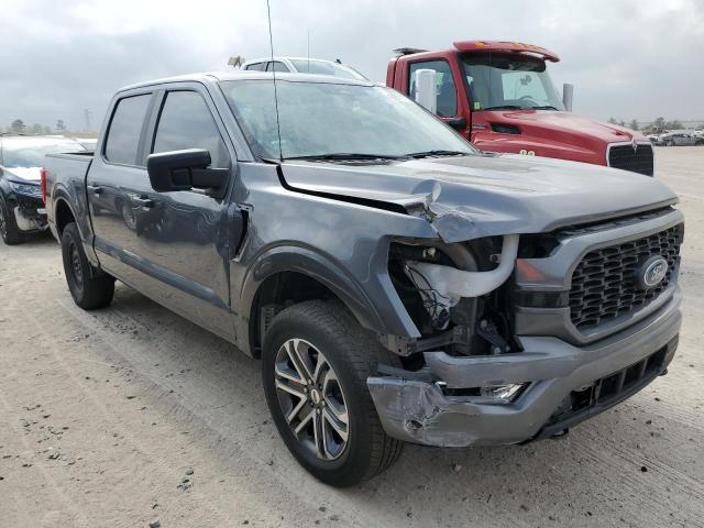 1FTEW1EP2MFA69002 - 2021 FORD F150 SUPER GRAY photo 4
